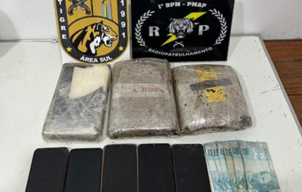 Ação do 1º Batalhão resulta em prisão de criminoso reincidente com drogas