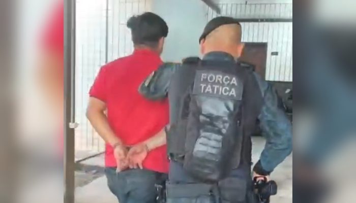 Força Tática da PM Apreende Foragido com Mandado em Aberto no Bairro Açaí