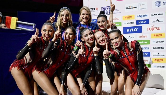 Brasil Conquista Dois Ouros Inéditos no Mundial de Ginástica Rítmica