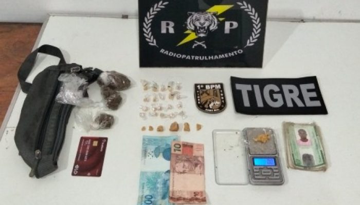 PM Apreende Arma e Drogas em Ofensiva na Capital