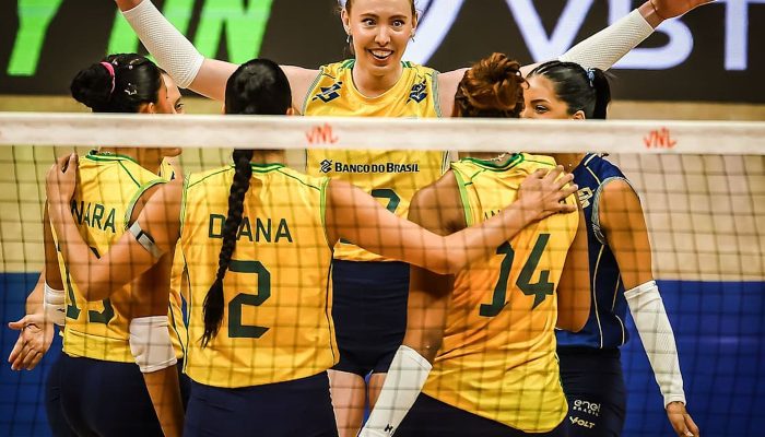 Vôlei Feminino: Brasil Busca 2ª Vitória na Liga das Nações Contra República Dominicana