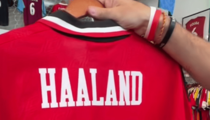 Camisa do Pai de Haaland Custa R$ 1.000 em Miami