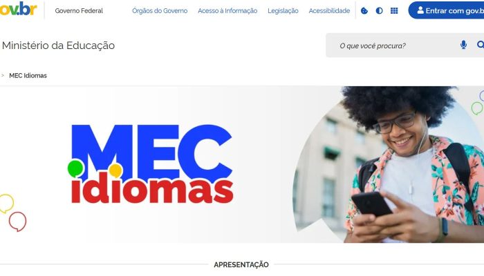 MEC Lança Plataforma Gratuita para Aprender Inglês e Espanhol