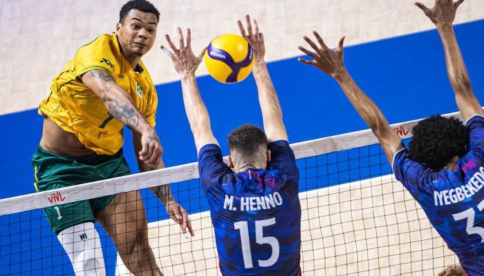 Vôlei Masculino: Brasil Vence França e Avança na Liga das Nações