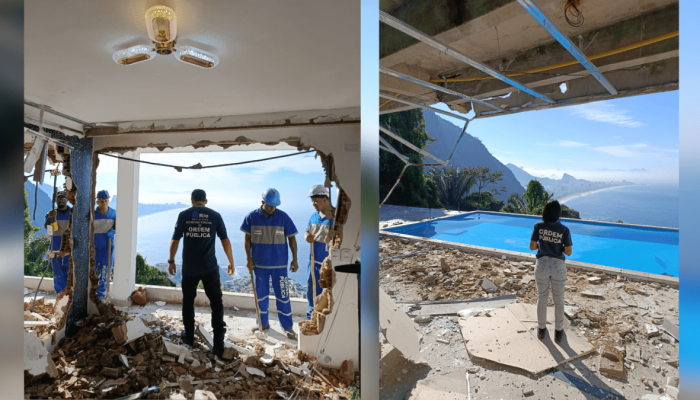Prefeitura do Rio Destrói Mansão de Luxo Usada por Traficantes