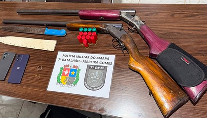 PM Prende Dupla Armada Perto de Hidrelétrica no AP