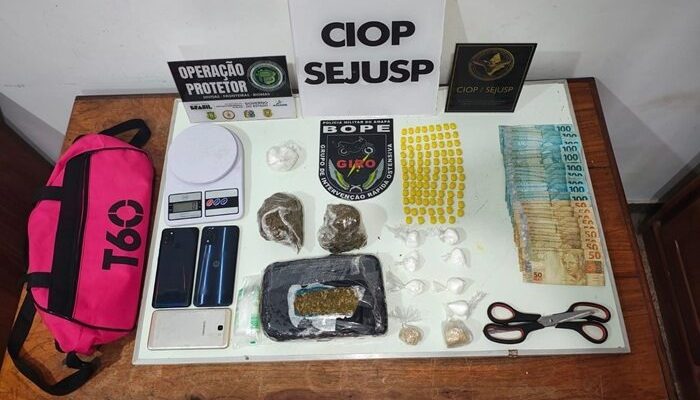 Giro Apreende Drogas e Prende Suspeito de Tráfico no Renascer