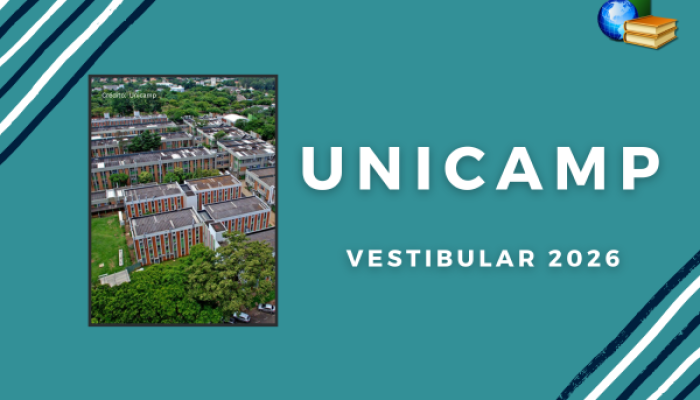 Vestibular 2026 da Unicamp acontece em duas fases.Crédito da Imagem: Foto - Divulgação / Unicamp