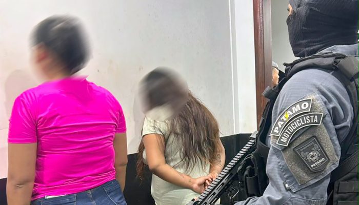 PM Fecha Ponto de Tráfico e Prende Duas Mulheres no Novo Horizonte