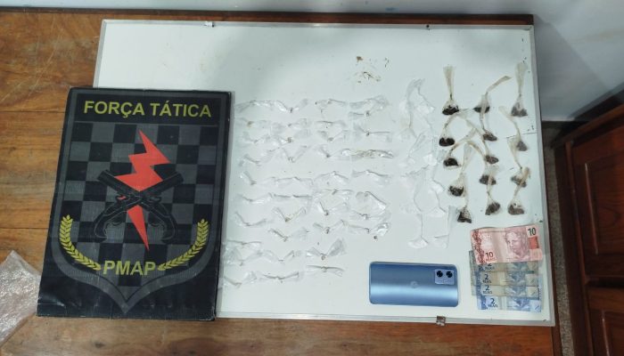 Força Tática Prende Jovem por Tráfico e Resistência em Macapá